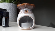 Load image into Gallery viewer, Ceramic earth element oil wax fragrance burners small natural eco-friendly vegan