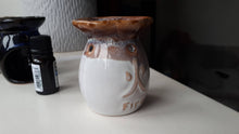 Load image into Gallery viewer, Ceramic earth element oil wax fragrance burners small natural eco-friendly vegan