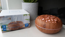 Load image into Gallery viewer, ancient wisdom aromatherapy diffuser humidifier electric LED essential oil oslo pebble atomiser BurnMyMood