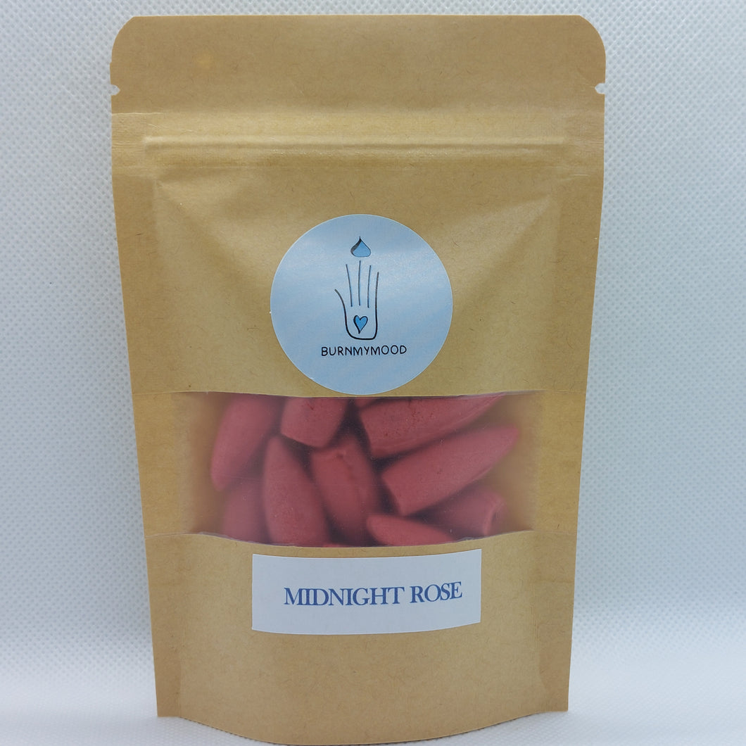Midnight Rose Backflow Incense Cones